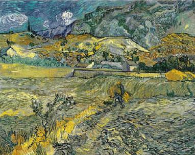 Vincent Van Gogh Landscape at Saint-Remy